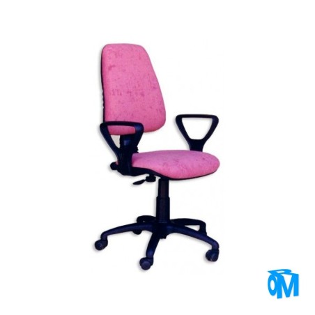 Silla oficina Roby tapizada.