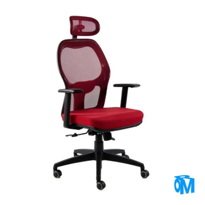 Silla oficina tapizada.