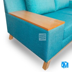 Sofá Escandinavo SUPERSOFT II! ROSARIO MUEBLES