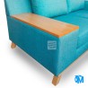 Sofá Escandinavo SUPERSOFT II! ROSARIO MUEBLES Sofá Escandinavo SUPERSOFT II! ROSARIO MUEBLES