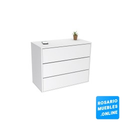 Comoda con 3 cajones! Colores escandinavos. ROSARIO MUEBLES