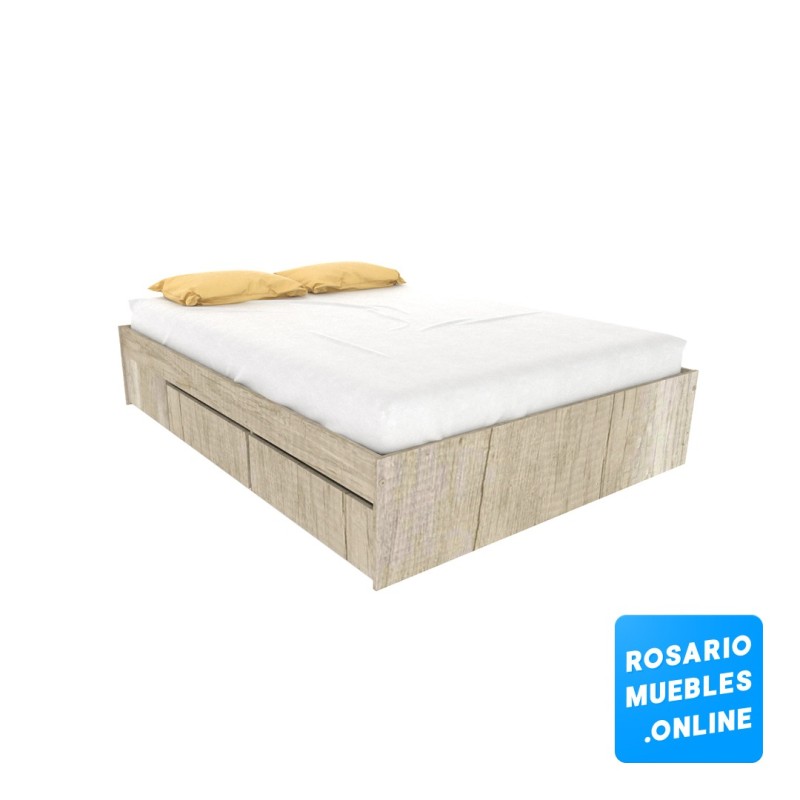 Cama con 4 cajones! Colores escandinavos. ROSARIO MUEBLES