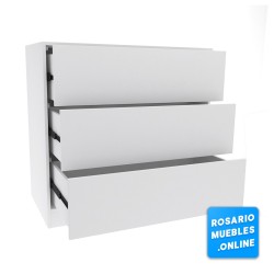 Modulo bajo 3 cajones! Colores escandinavos. ROSARIO MUEBLES