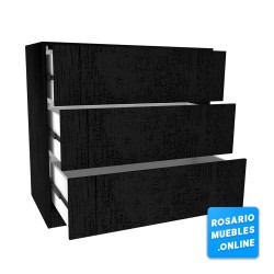 Modulo bajo 3 cajones! Colores escandinavos. ROSARIO MUEBLES