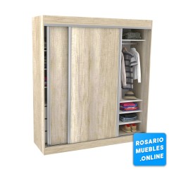 Ropero vestidor melamina.