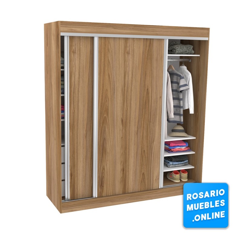 Vestidor puertas corredizas! Colores escandinavos. ROSARIO MUEBLES