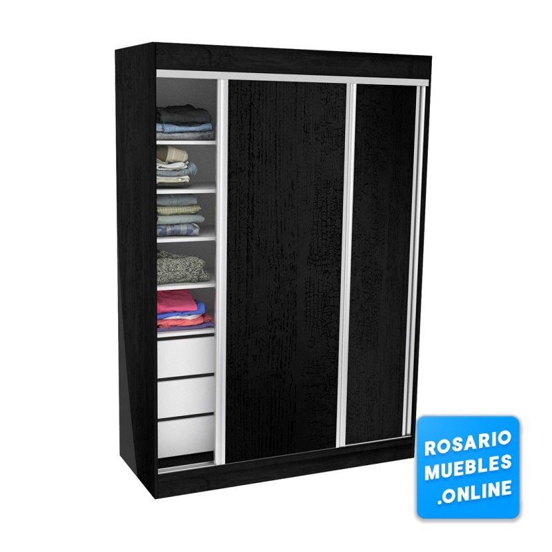 Vestidor puertas corredizas! Colores escandinavos. ROSARIO MUEBLES