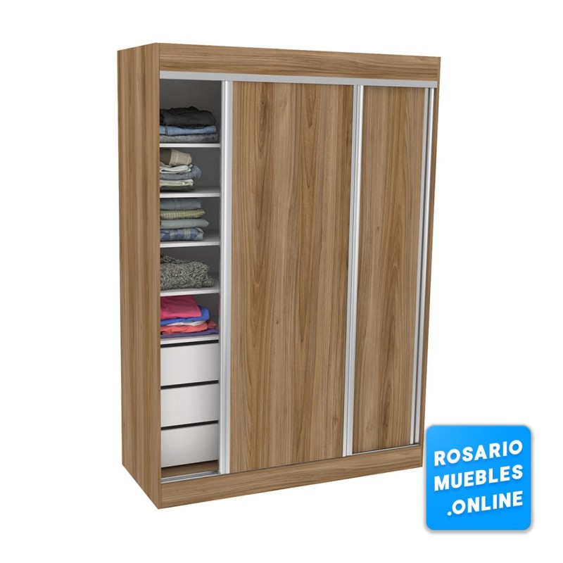 Vestidor puertas corredizas! Colores escandinavos. ROSARIO MUEBLES