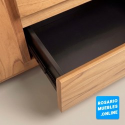 Rack tv de madera de Paraiso! Genoud ROSARIO MUEBLES