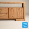 Rack tv de madera de Paraiso! Genoud ROSARIO MUEBLES