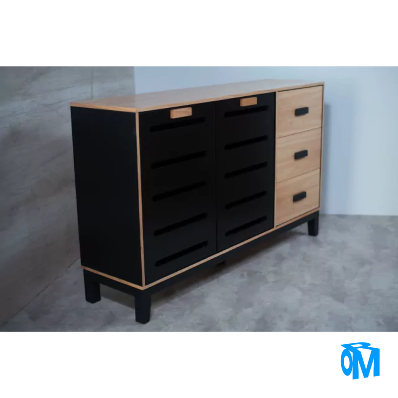 Vajillero Ámsterdam combinado con Paraíso.