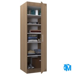 MODULO LATERAL CON PUERTA DE ABRIR PARA VESTIDOR LINEA MAGNUS