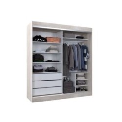 Vestidor puertas corredizas! Colores escandinavos. ROSARIO MUEBLES