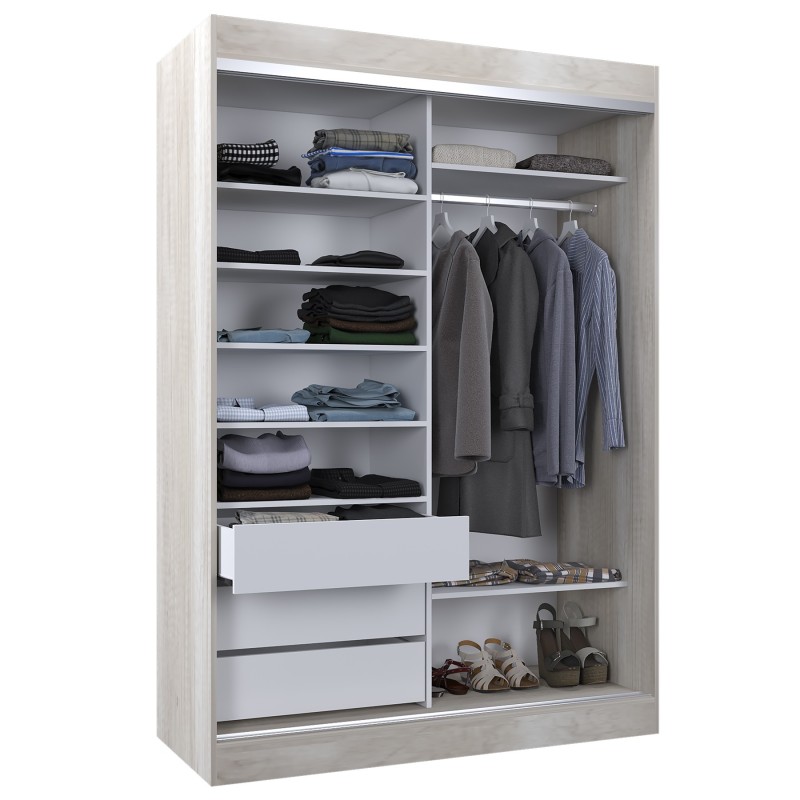 Ropero vestidor melamina.