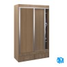 VESTIDOR 2 PUERTAS CORREDIZAS 140X220 LINEA MAGNUS PLUS