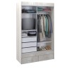 VESTIDOR 2 PUERTAS CORREDIZAS 140X220 LINEA MAGNUS PLUS