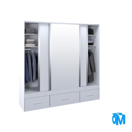 Ropero vestidor melamina.