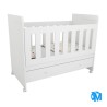 CUNA CON RUEDAS Y CAJON 128X68X90 LINEA CRECIENTE
